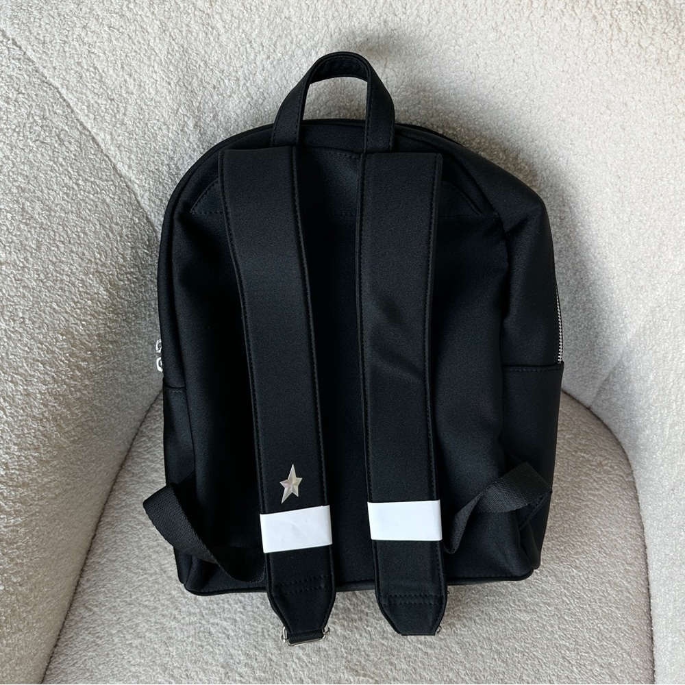 NEW Mugler Black Neoprene Backpack with Silver Tone Accents + Logo - Picture 10 of 15